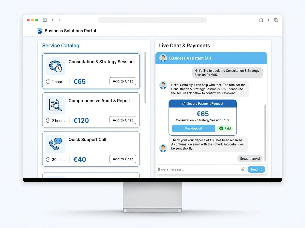 Automated catalog & payments